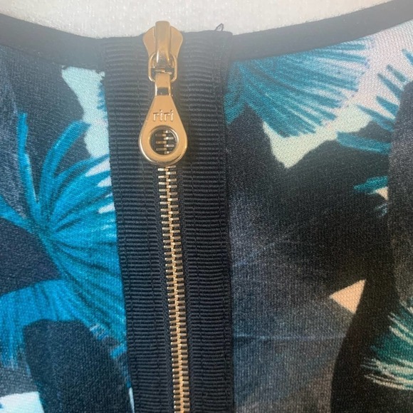 Erdem Blue Domitilla Fit and Flare Dress Size 12 - Picture 6 of 15